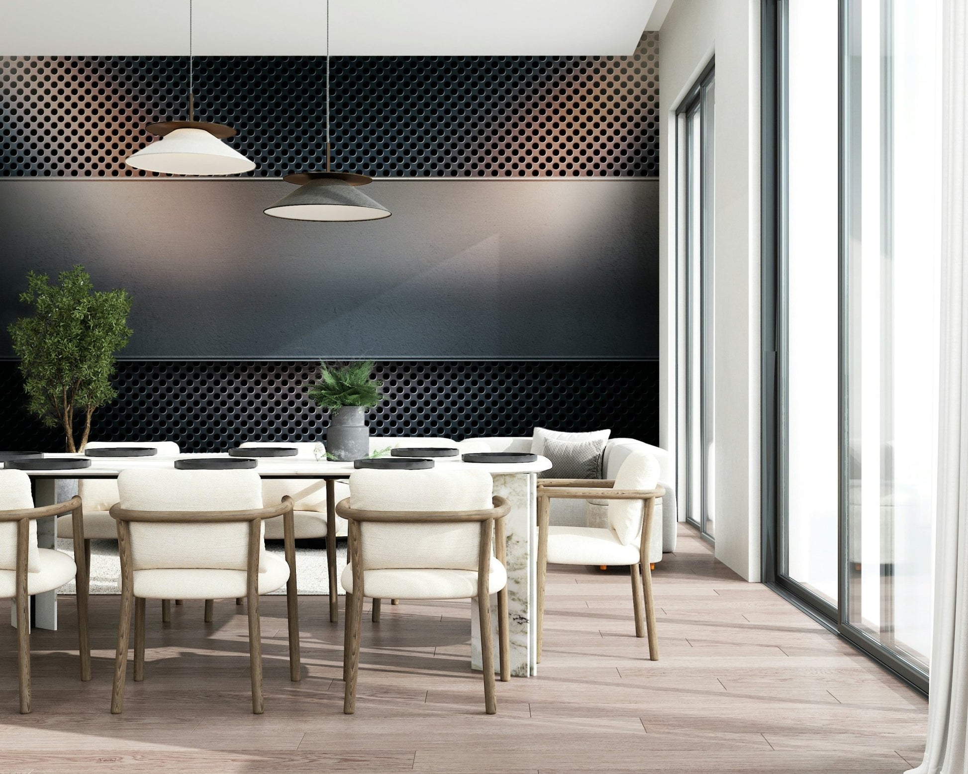 Industrial Grate Wall Mural - Wallanza