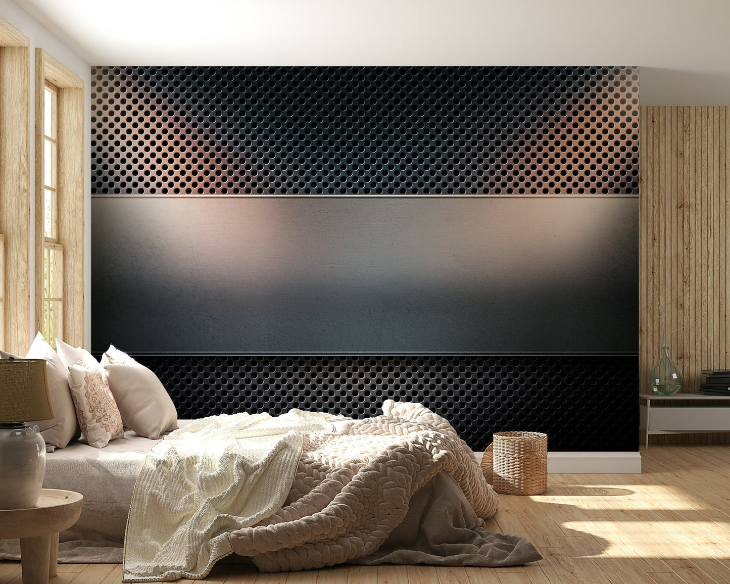 Industrial Grate Wall Mural - Wallanza