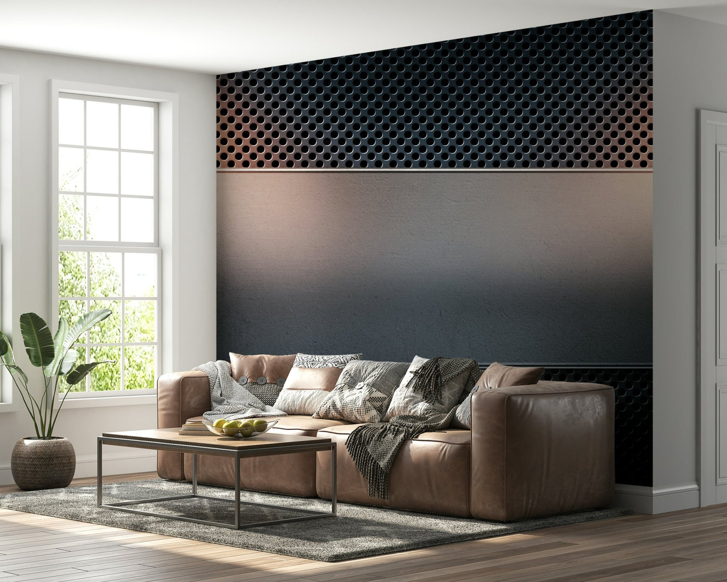 Industrial Grate Wall Mural - Wallanza