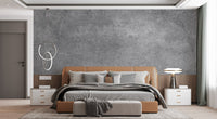 Sleek industrial grey wall mural for interiors
