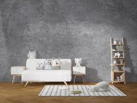 Industrial grey mural for contemporary decor
