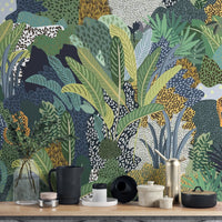 Jungle Cat Wall Mural - Wallanza