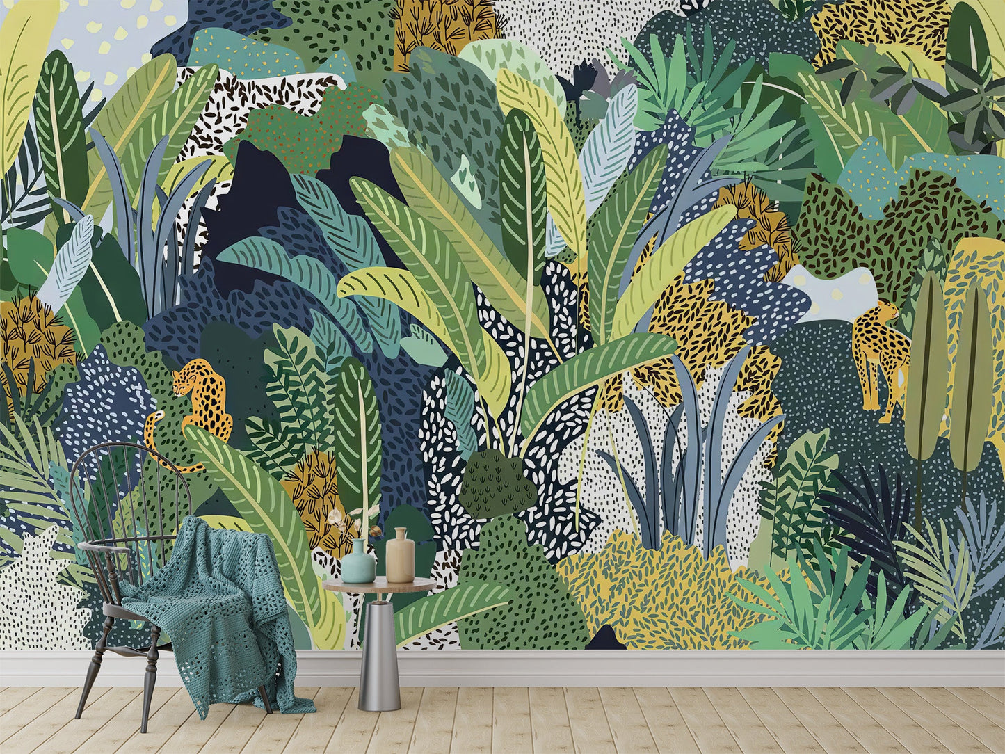 Jungle Cat Wall Mural - Wallanza