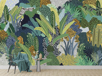 Jungle Cat Wall Mural - Wallanza