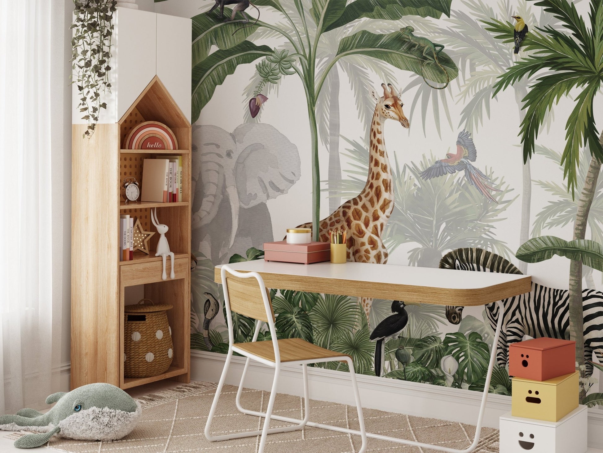 Jungle Jive Mural Wallpaper - Wallanza