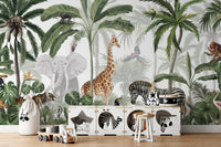 Jungle Jive Mural Wallpaper - Wallanza