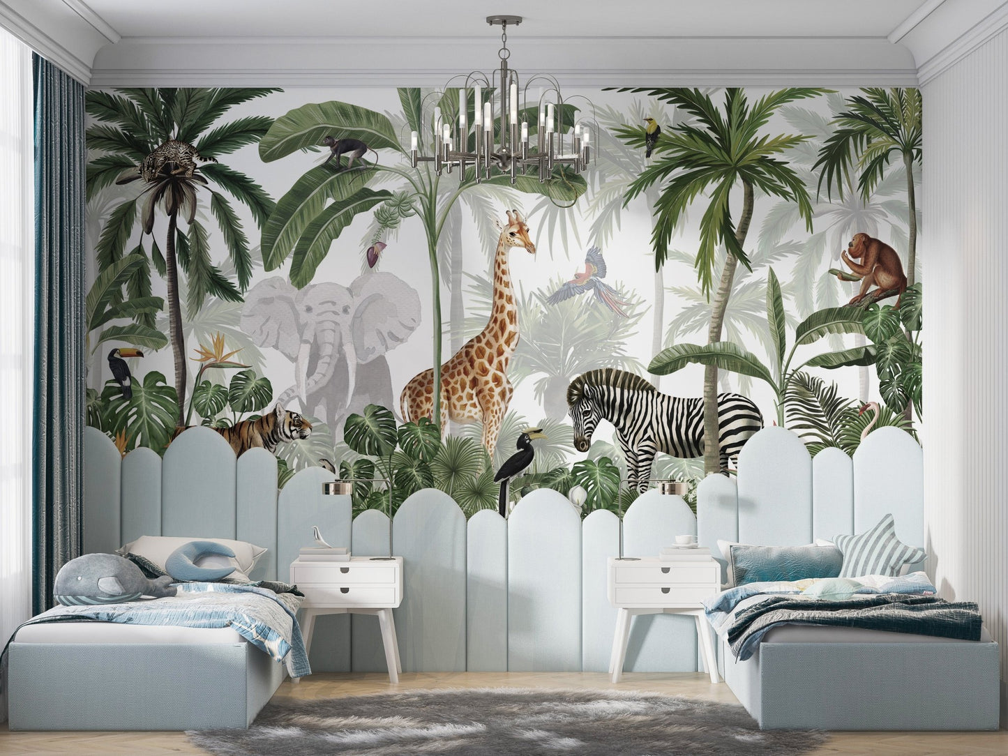 Jungle Jive Mural Wallpaper - Wallanza
