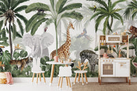 Jungle Jive Mural Wallpaper - Wallanza