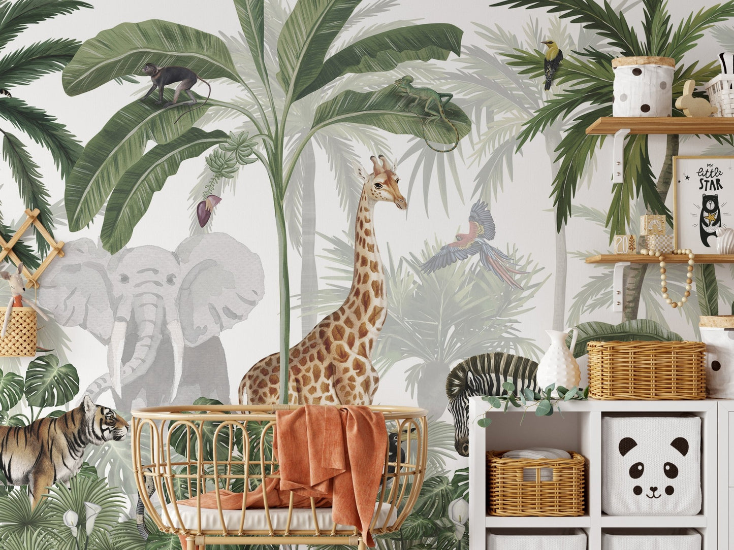Jungle Jive Mural Wallpaper - Wallanza