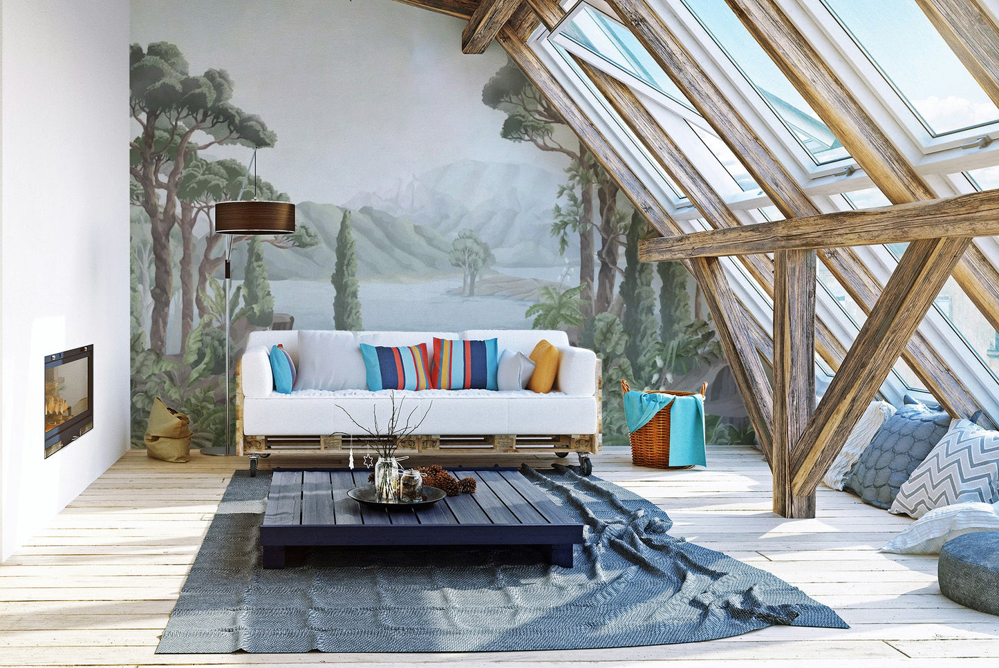 Jungle Landscape Wall Mural - Wallanza