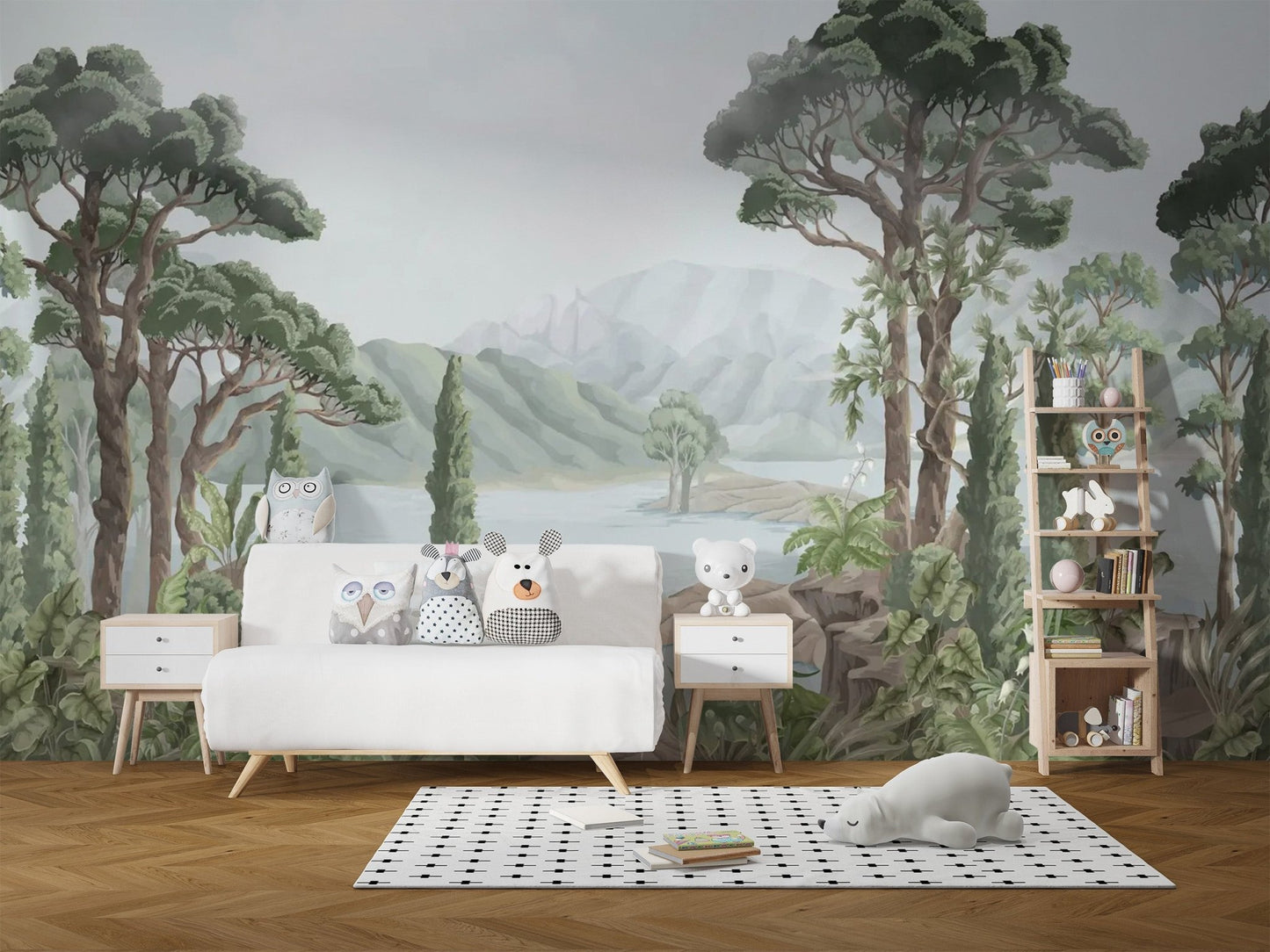 Jungle Landscape Wall Mural - Wallanza