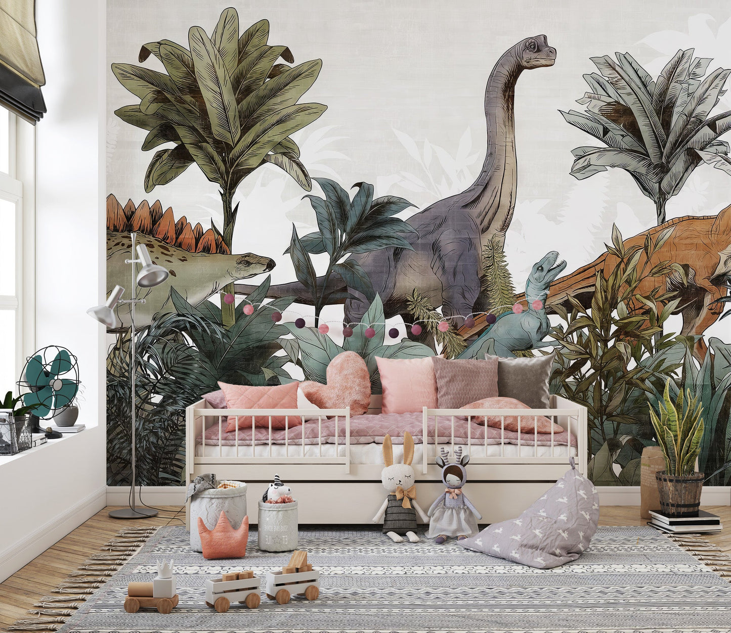 Jurassic Forest Adventure Wall Mural - Wallanza