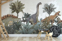 Jurassic Forest Adventure Wall Mural - Wallanza