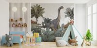 Jurassic Forest Adventure Wall Mural - Wallanza