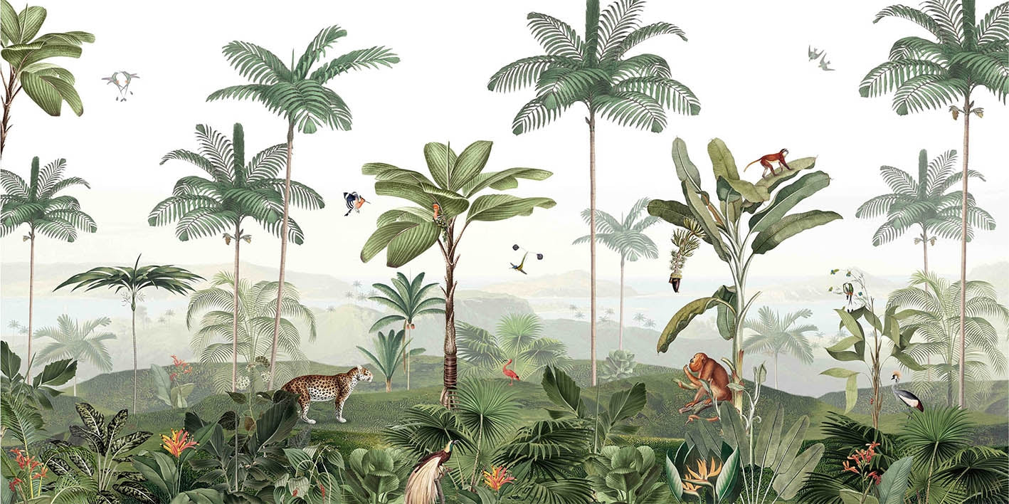 Thrilling Tropics Wall Mural Wallpaper