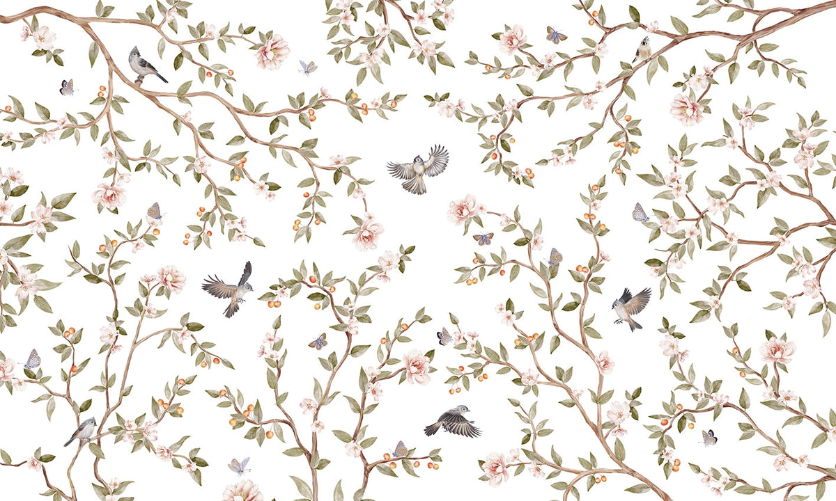 Summer Roses Wall Murals in your room