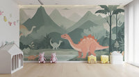 Kids Dinosaur World Wall Mural - Wallanza