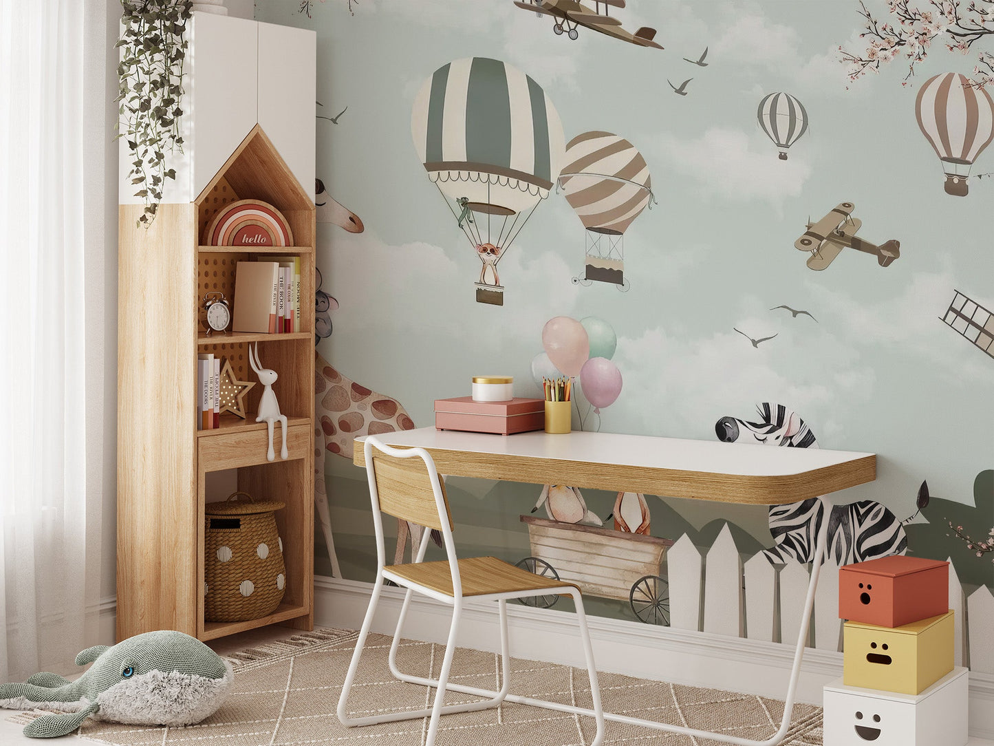 Kids Woodland Animals Wallpaper - Wallanza