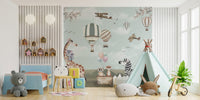 Kids Woodland Animals Wallpaper - Wallanza