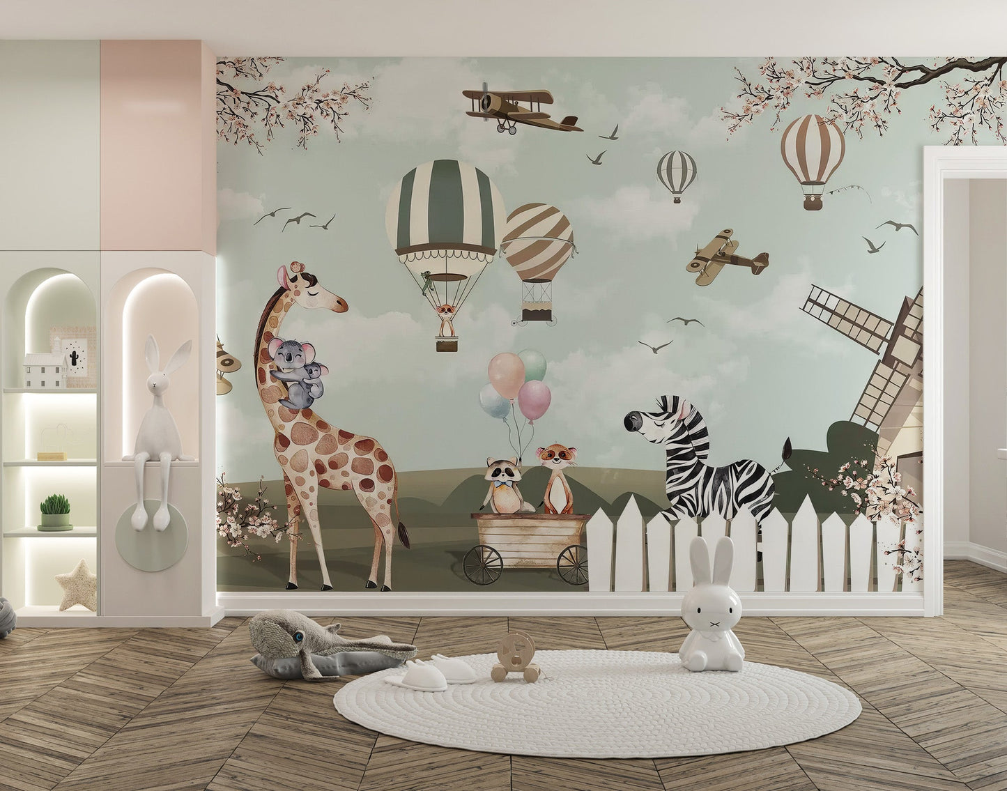 Kids Woodland Animals Wallpaper - Wallanza