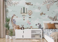 Kids Woodland Animals Wallpaper - Wallanza