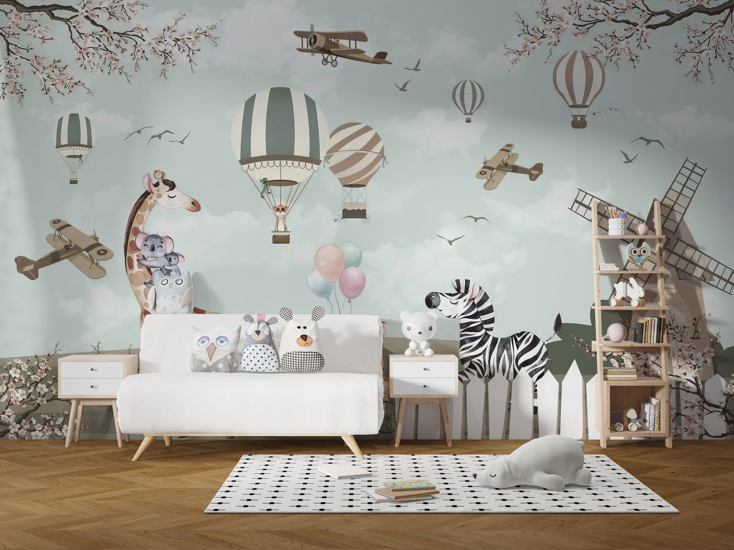 Kids Woodland Animals Wallpaper - Wallanza