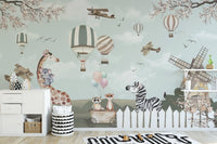 Kids Woodland Animals Wallpaper - Wallanza