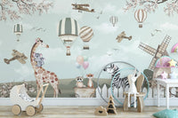 Kids Woodland Animals Wallpaper - Wallanza