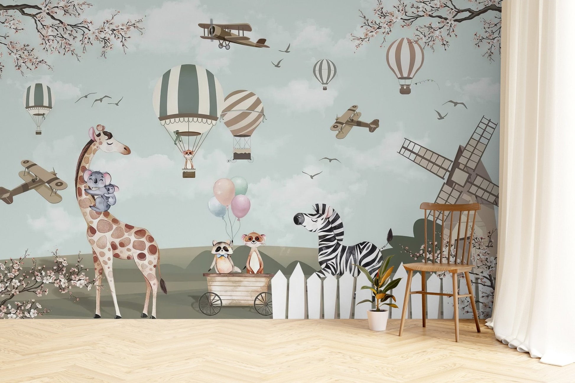 Kids Woodland Animals Wallpaper - Wallanza