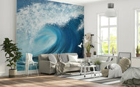 Large Ocean Wave Wall Mural - Wallanza