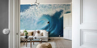 Large Ocean Wave Wall Mural - Wallanza