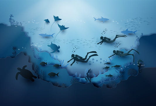 Deep Ocean  Wall Mural