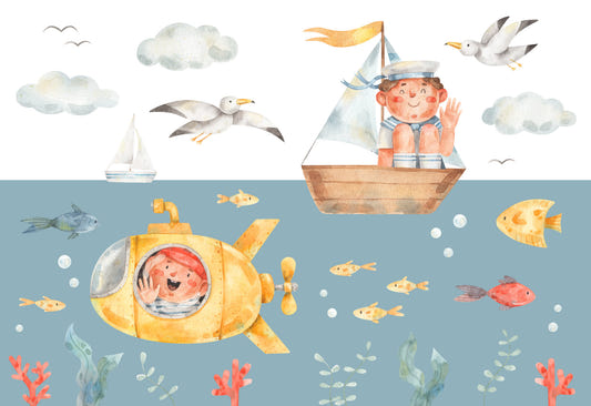 Undersea Adventure Wall Mural