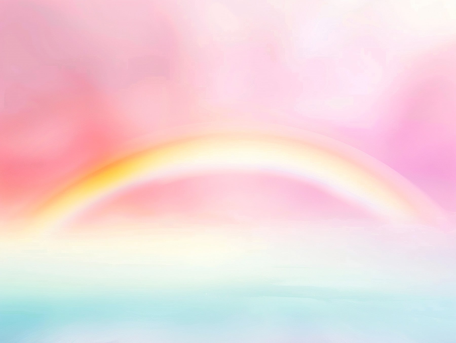 Pastel Rainbow Dreams Wall Mural