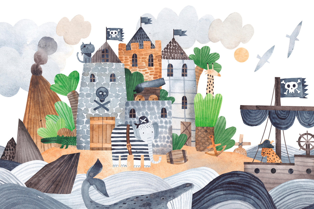 Pirate Cove Adventure Wall Mural