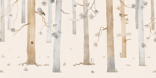 Adventure Awaits Forest Wall Mural