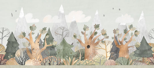 Whispers of the Wildwood Wall Mural