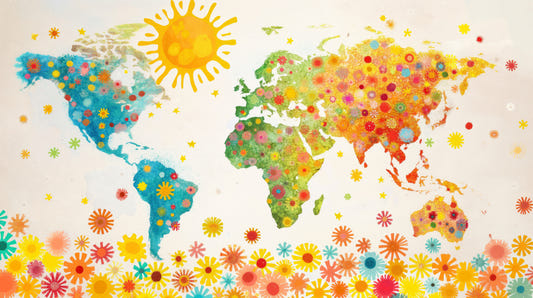 Floral World Radiance Wall Mural