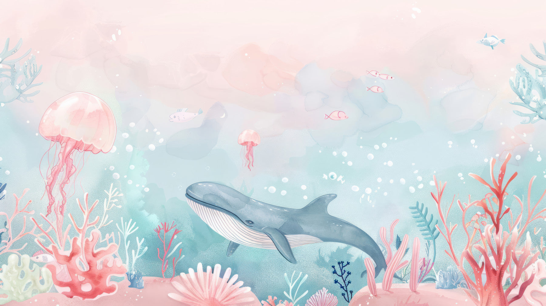 Oceanic Whispers Wall Mural