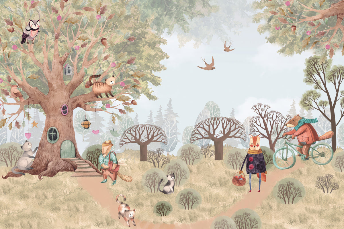 Fairytale Forest Wall Mural in your room