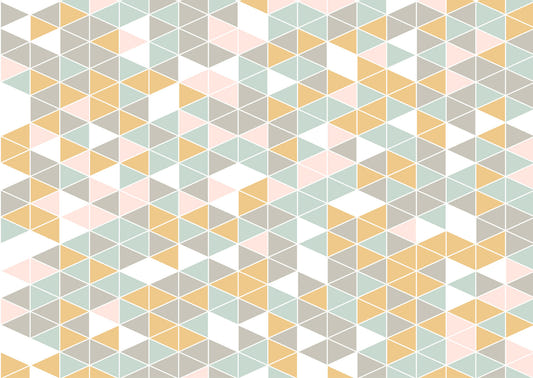 Geometric Harmony Wall Mural