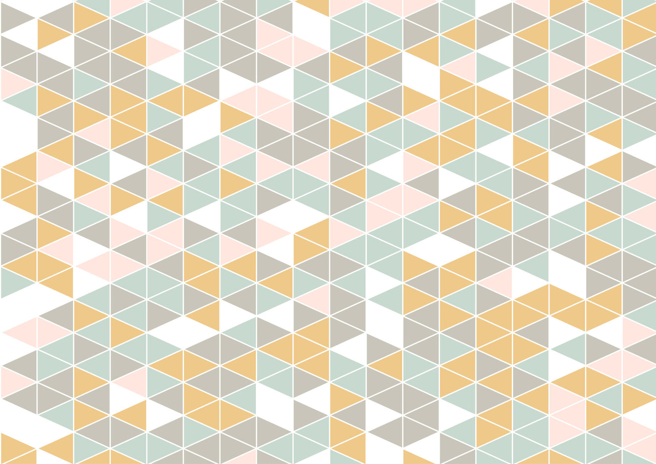 Geometric Harmony Wall Mural