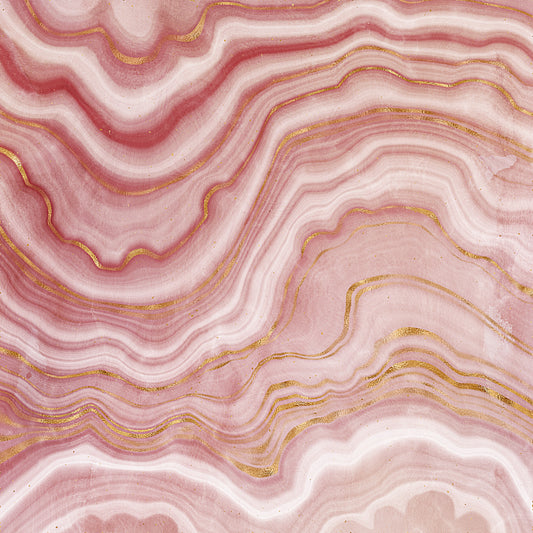 Pastel Pink Agate Texture Wall Mural