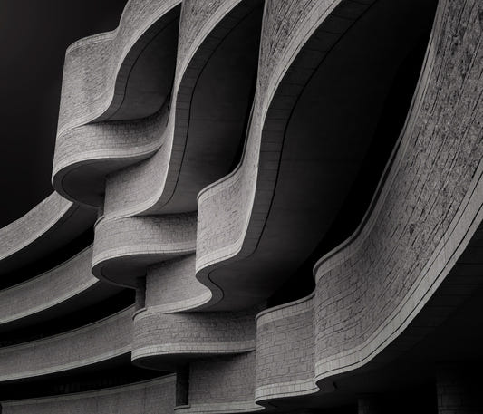 Architectural Curves Wall Mural