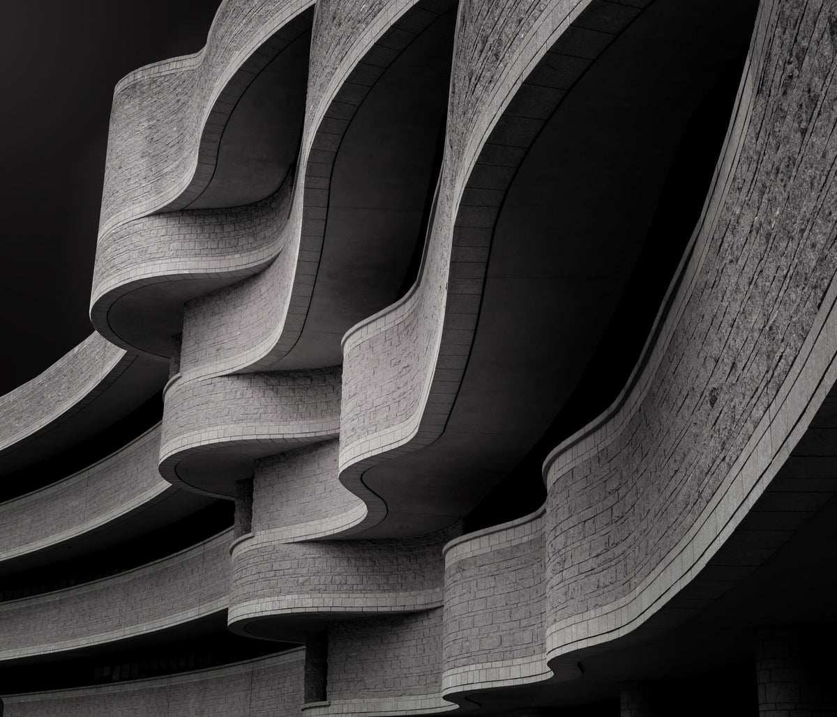 Architectural Curves Wall Mural