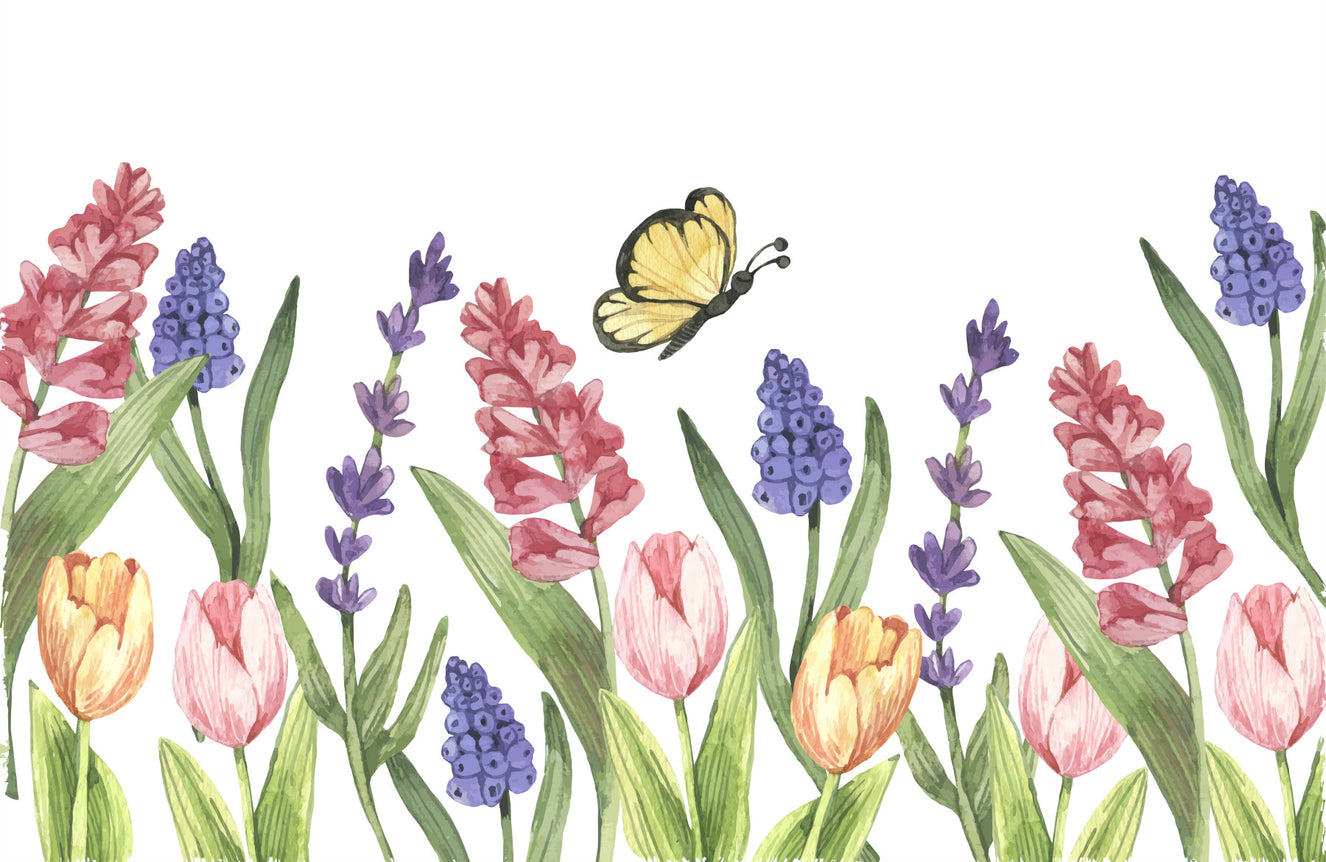 Butterfly Bloom Wall Mural