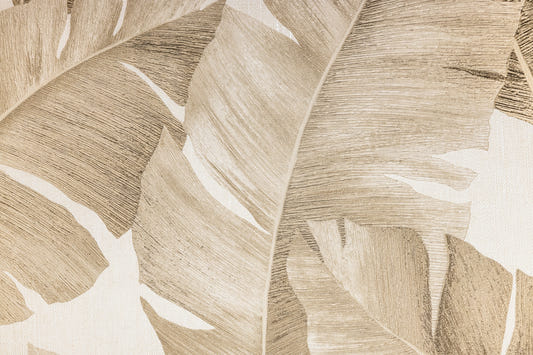 Amber Leaves Wall Mural