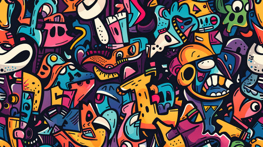 Urban Art Explosion Wall Mural