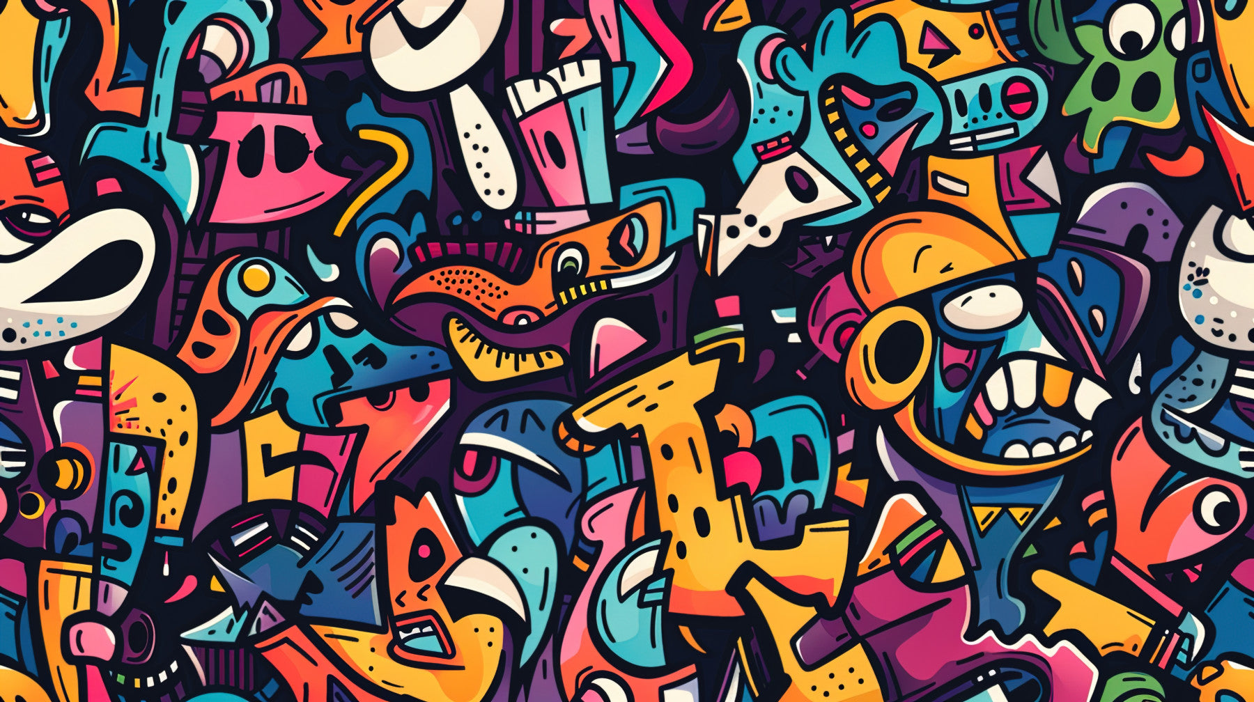 Urban Art Explosion Wall Mural