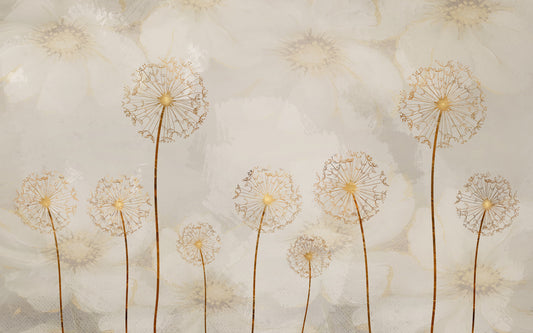 Ephemeral Gold Wall Mural